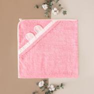 Полотенце с уголком 100х100 см  Розовый