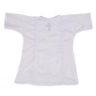 Крестильная рубашка для мальчика №4 с вышивкой в мягкой упаковке